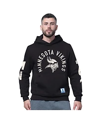 Starter Men's Black Minnesota Vikings Handoff Fleece Hoodie Sweatshirt