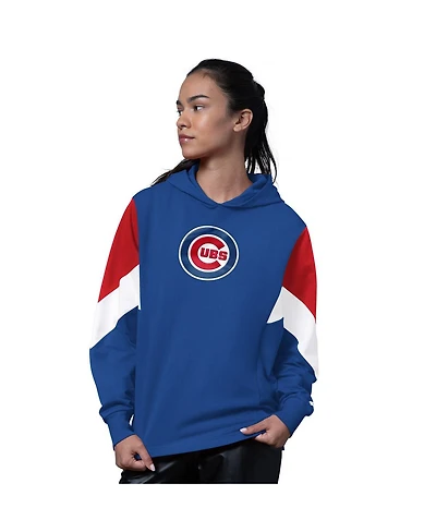 Starter Women's Royal Chicago Cubs Scrimmage Pullover Hoodie