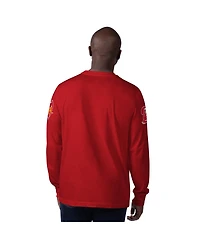 Starter Men's Red Tampa Bay Buccaneers Extreme Clutch Hit Logo Long Sleeve T-Shirt