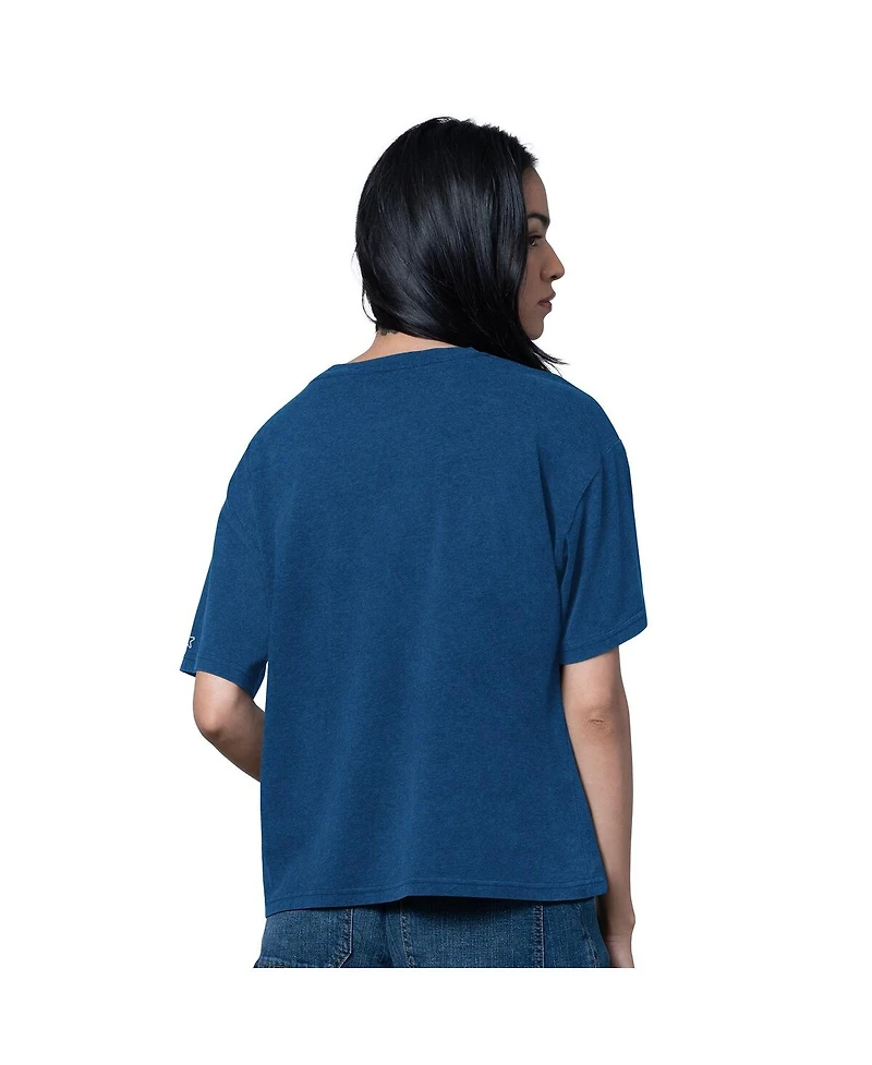 Starter Women's Heather Royal Indianapolis Colts Oversized Hall of Fame T-Shirt