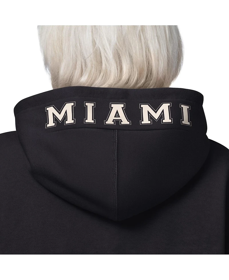 Starter Women's Black Miami Dolphins 4th Down Full-Zip Hoodie