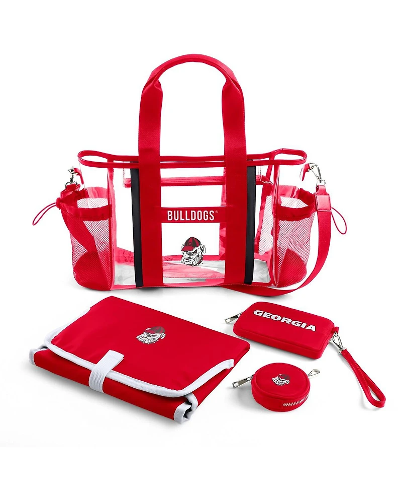 Wear by Erin Andrews Georgia Bulldogs Clear Stadium Baby Bag