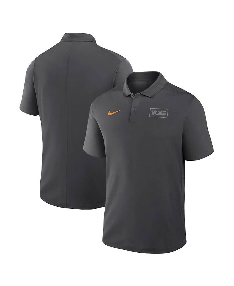 Nike Men's Smokey Gray Tennessee Volunteers Victory Dri-fit Polo Shirt