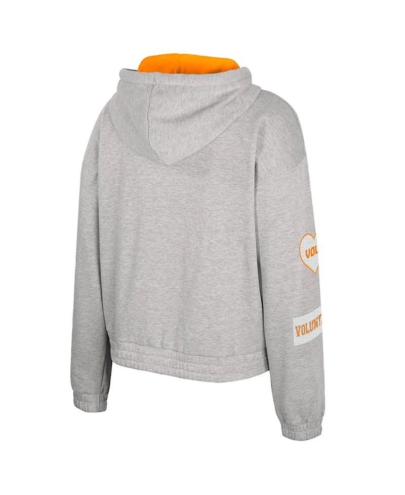 Colosseum Women's Gray Tennessee Volunteers Alfie Full-Zip Hoodie Jacket