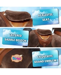 PonyCycle Model Y Chocolate Brown Horse Rideable Toy for Age 4