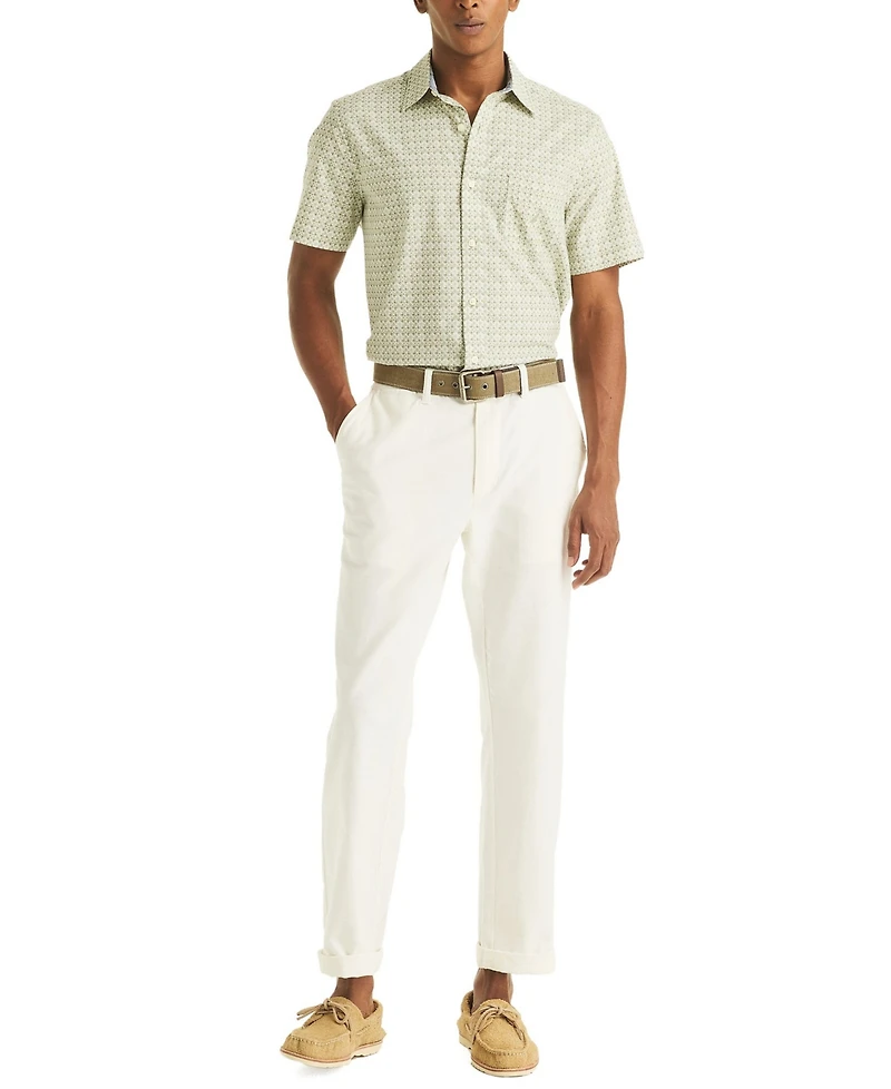 Nautica Men's Printed Short Sleeve Shirt