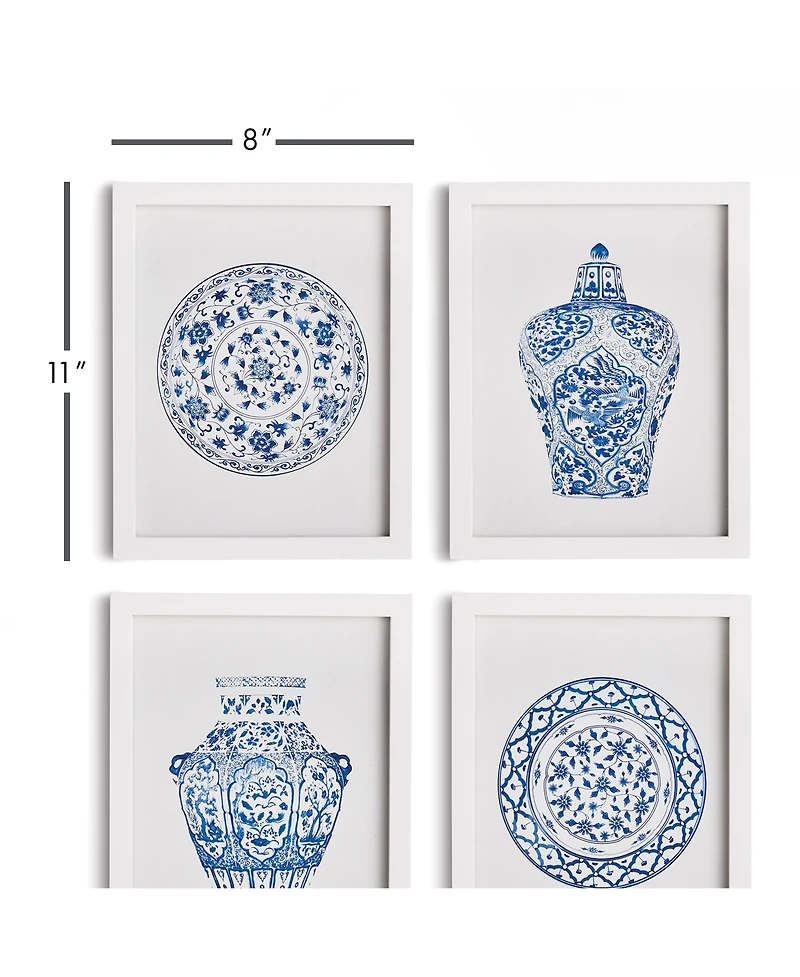 Dynasty Petite Prints, Set Of 4
