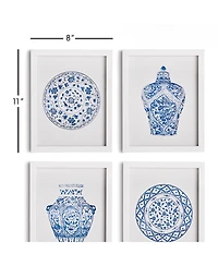 Dynasty Petite Prints, Set Of 4