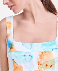 I.n.c. International Concepts Women's Bailey Square-Neck Dress, Macy's Exclusive