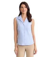Jones New York Women's Cotton Easy-Care Sleeveless Shirt