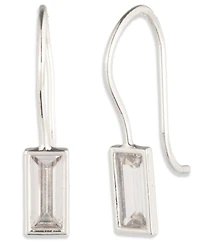 Lauren Ralph Cubic Zirconia Baguette Gold-Tone Drop Earrings (also Silver-Tone)