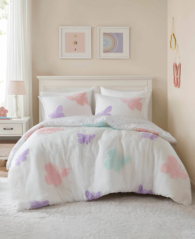 Intelligent Design Rio Textured 3-Pc. Duvet Cover Set, Full/Queen