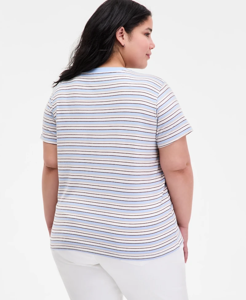 Levi's Plus Mandy Stripe Perfect T-Shirt