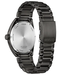 Citizen Men's Sport Casual Black-Tone Stainless Steel Bracelet Watch 42mm