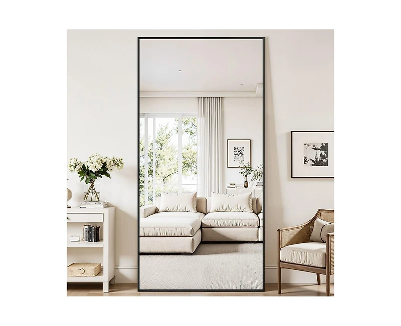 Antok Full Length Mirror 76"x34" Oversized Floor Mirror