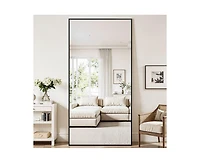 Antok Full Length Mirror 76"x34" Oversized Floor Mirror