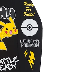 Pokemon Boys 5-20 Graffiti Detail Long Sleeves Hoodie