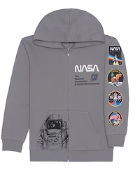 Nasa Boys 5-20 Space Patches Full-Zip Hoodie
