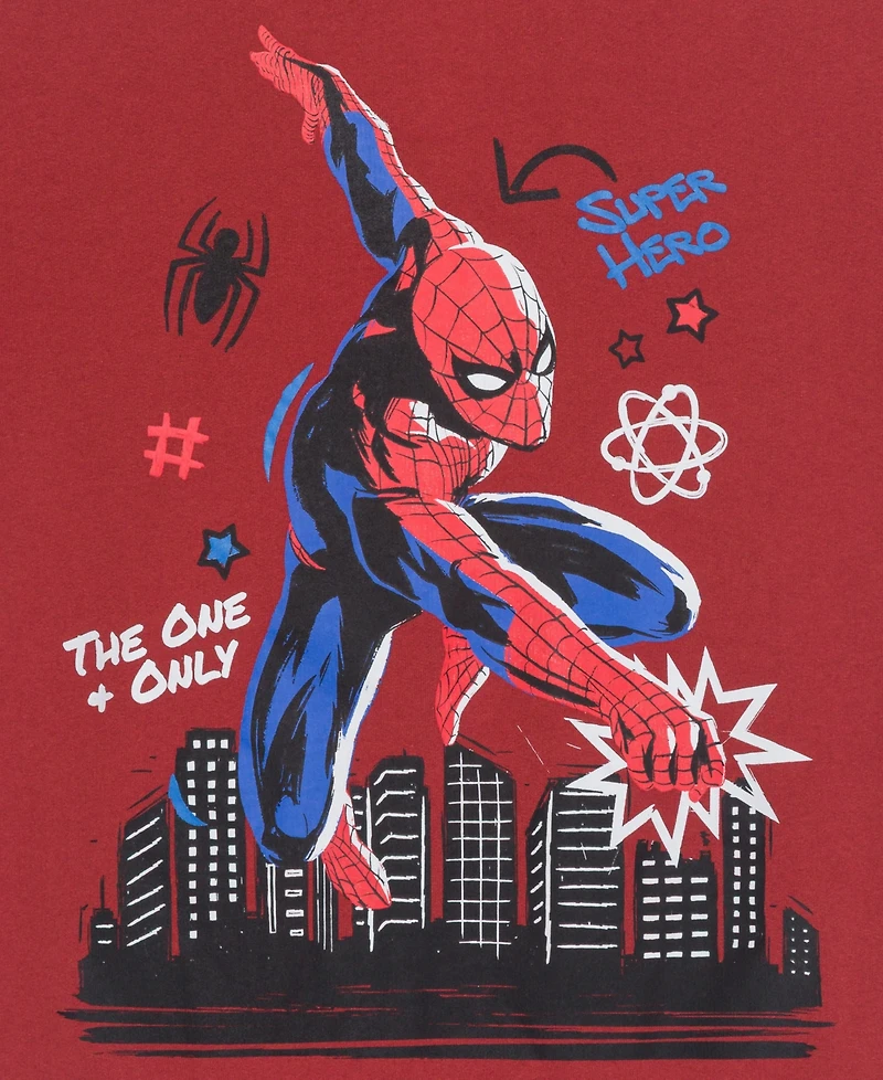 Spider-Man Boys 5-20 Printed Hooded Sweatshirt