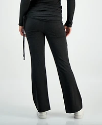 I.n.c. International Concepts Petite Foldover-Waist Wide-Leg Pants, Macy's Exclusive