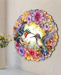 Designocracy Hummingbirds Holiday Door Decor