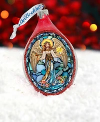 G.Debrekht Holy Guardian Angel Drop Glass Ornament