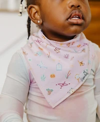 Copper Pearl Baby Girls 4-Pack Disney Princess Bandana Bib Set
