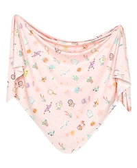 Copper Pearl Baby Girls Enchanted Friends Knit Blanket