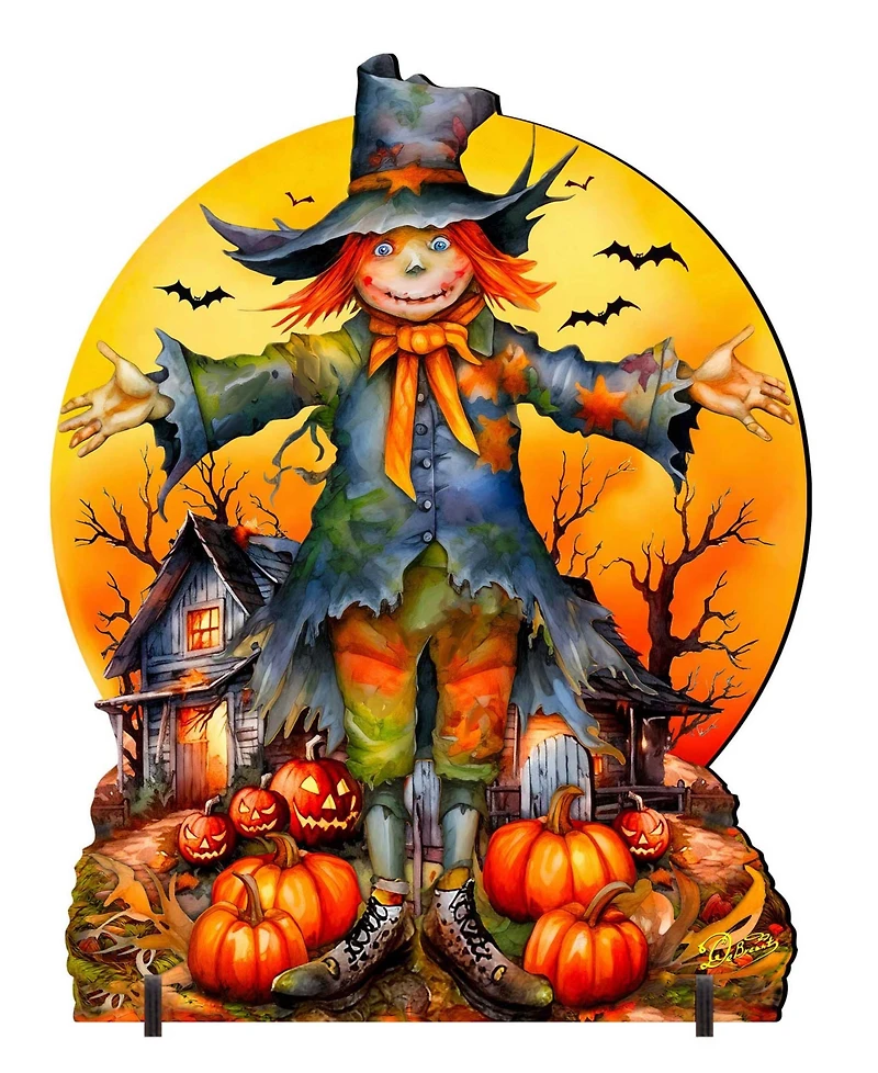 Designocracy Scarecrow Outdoor Decor