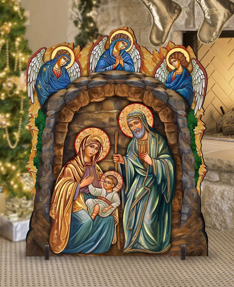 Designocracy Orthodox Nativity Outdoor Decor