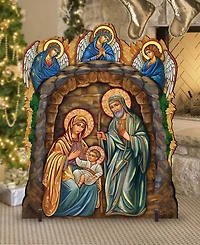 Designocracy Orthodox Nativity Outdoor Decor