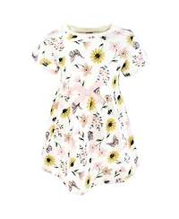 Touched by Nature Toddler Girls Natural Cotton Dress Duo Short Long Sleeve Styles