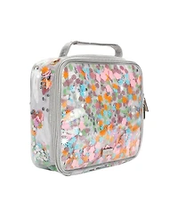 Packed Party Flower Shop Confetti Lunch Bag Cute Small Soft Insulated Lunchbox for Kids School Lunch Box Cooler Can Carry a Water Bottle, Ice Packs fo