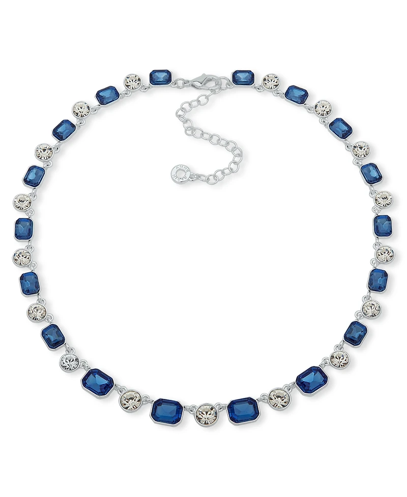 Anne Klein Crystal Sapphire Necklace