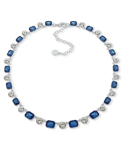 Anne Klein Crystal Sapphire Necklace
