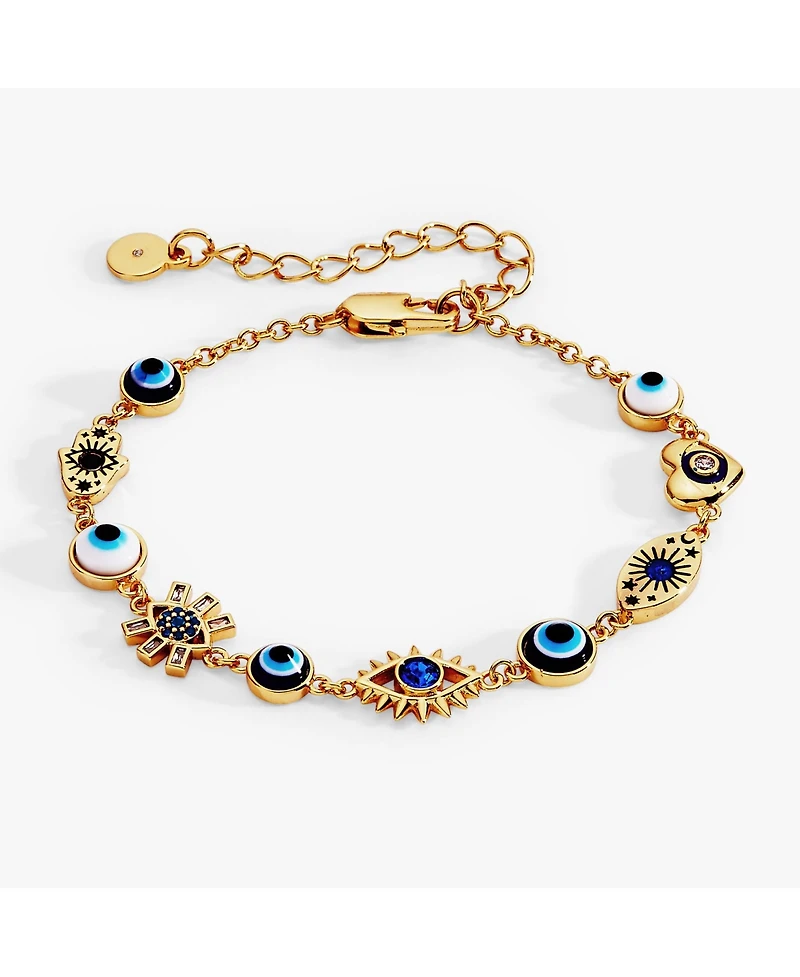 Evil Eye Linear Bracelet