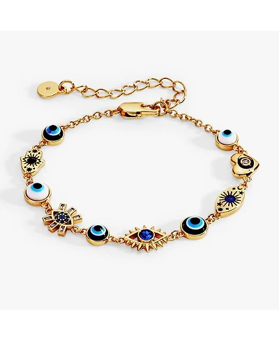 Evil Eye Linear Bracelet