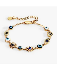 Evil Eye Linear Bracelet