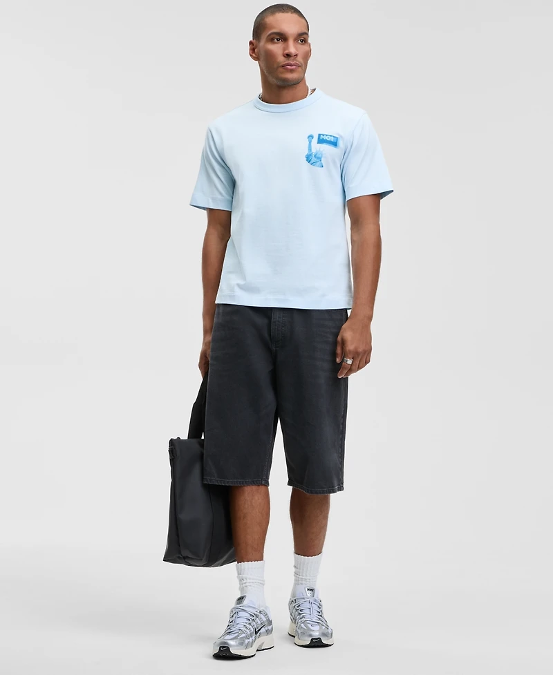 Mode of One Men's Cityscape Relaxed Fit Short-Sleeve Crewneck Graphic T-Shirt, Macy's Exclusive