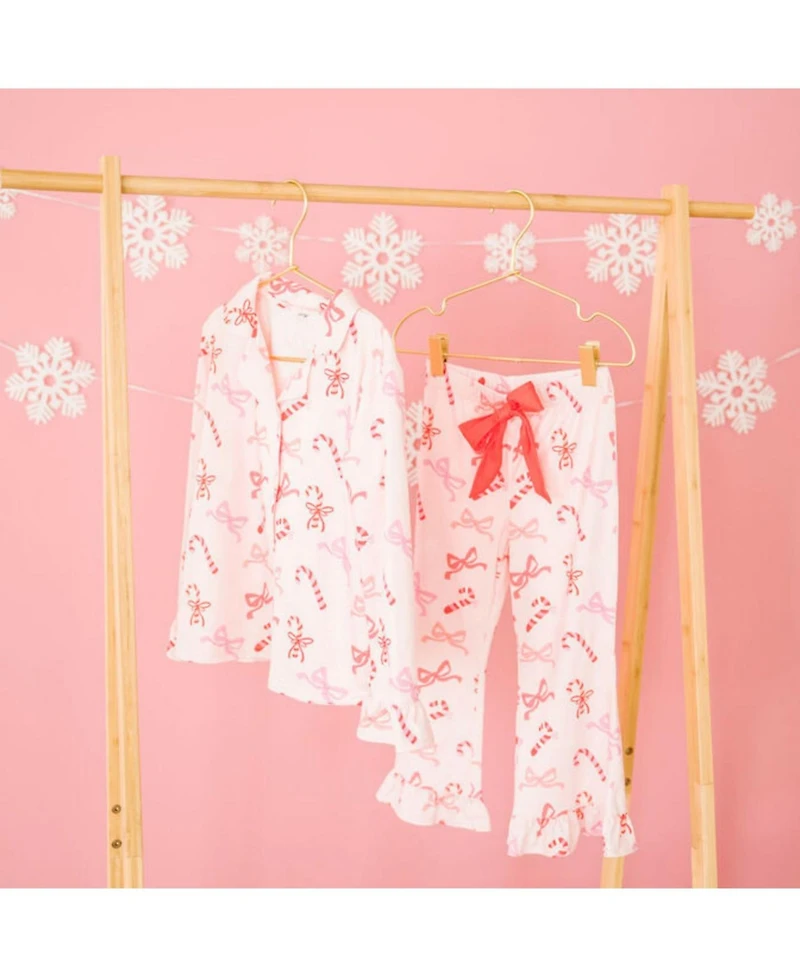 Sweet Wink Toddler Girls Peppermint Party Christmas Lounge Set