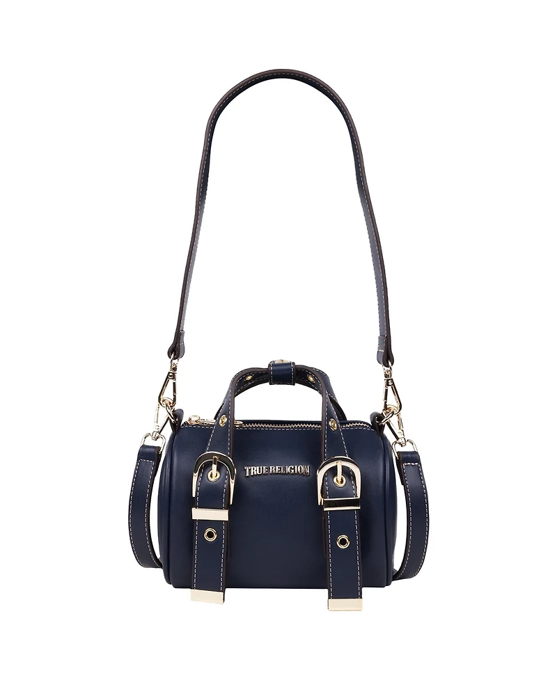 True Religion Metal Plaque Quilted Crossbody