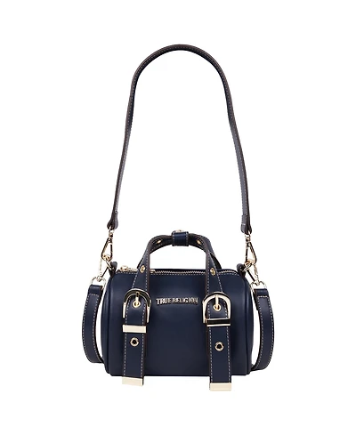 True Religion Metal Plaque Quilted Crossbody