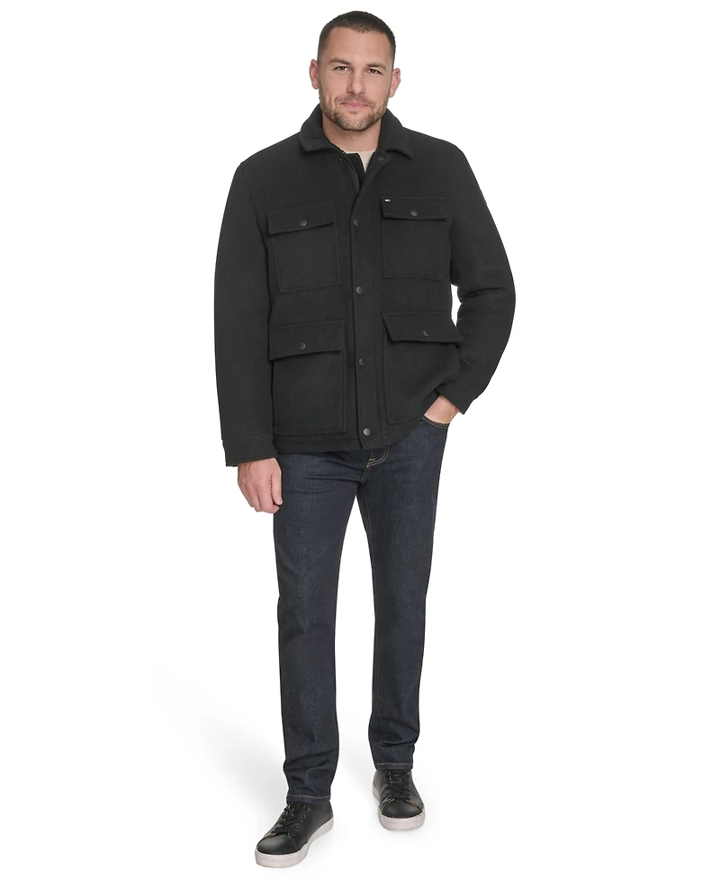 Tommy Hilfiger Men's Lay Down Collar Field Jacket