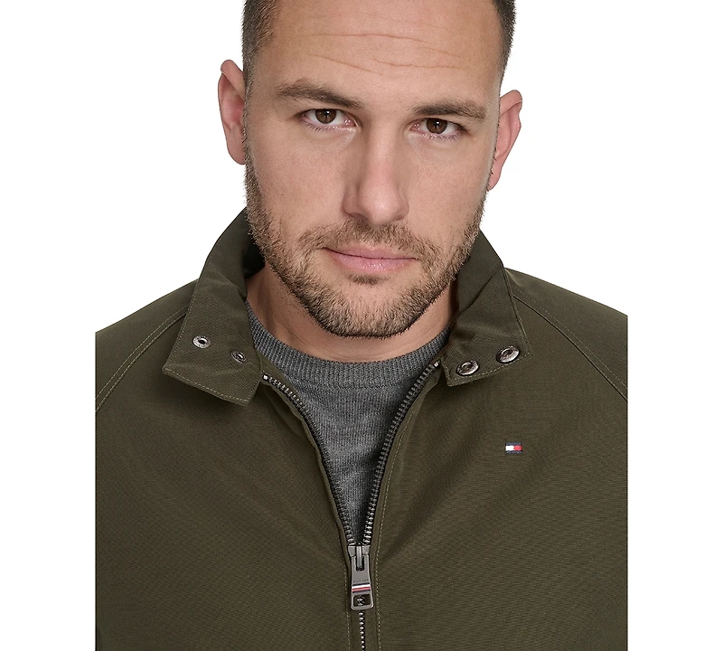Tommy Hilfiger Men's Logo Detail Bomber Jacket