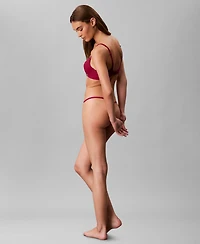 Calvin Klein Women's Ideal Micro String Thong Underwear QD5115