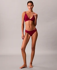Calvin Klein Women's Form To Body Lightly Lined Triangle Bralette QF6758