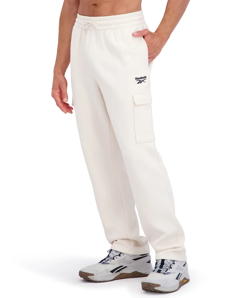 Reebok Men's Fleece Cargo Regular Fit Pants