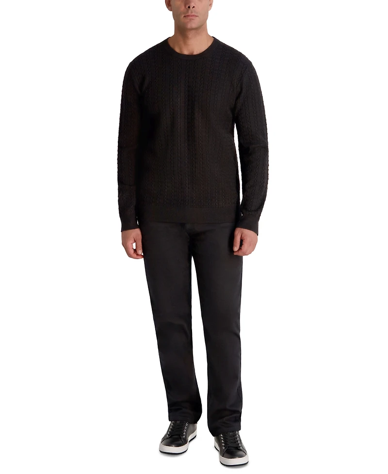 Karl Lagerfeld Paris Men's Crewneck Sweater