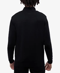 Xray Men's Quarter Zip Mock Neck Sweater
