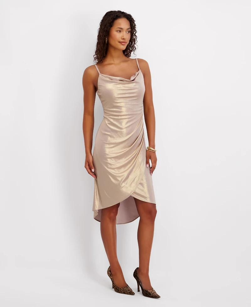 Siena Women's Foiled Sleeveless Midi Dress